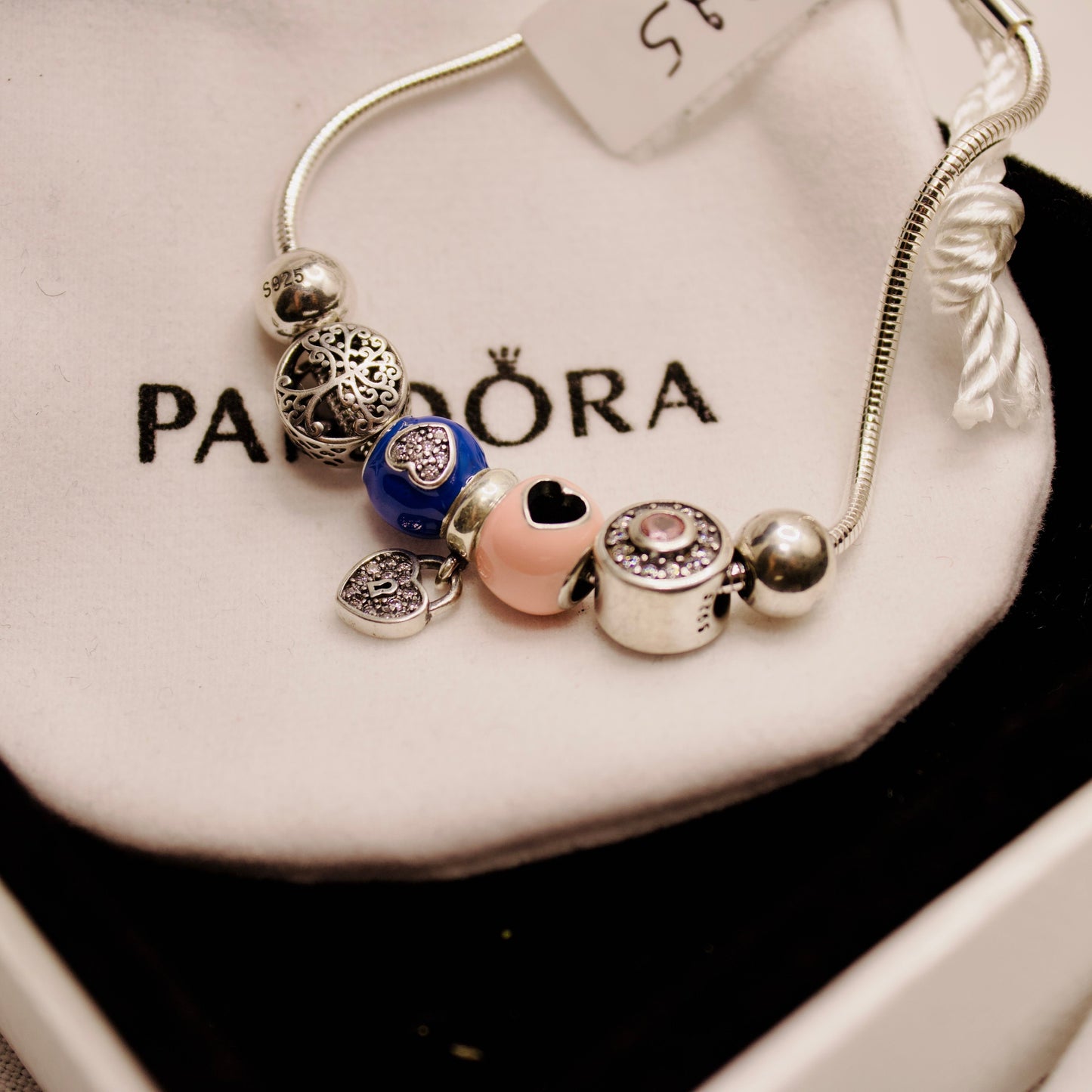 Sterling Silver Pandora-Style Bracelet