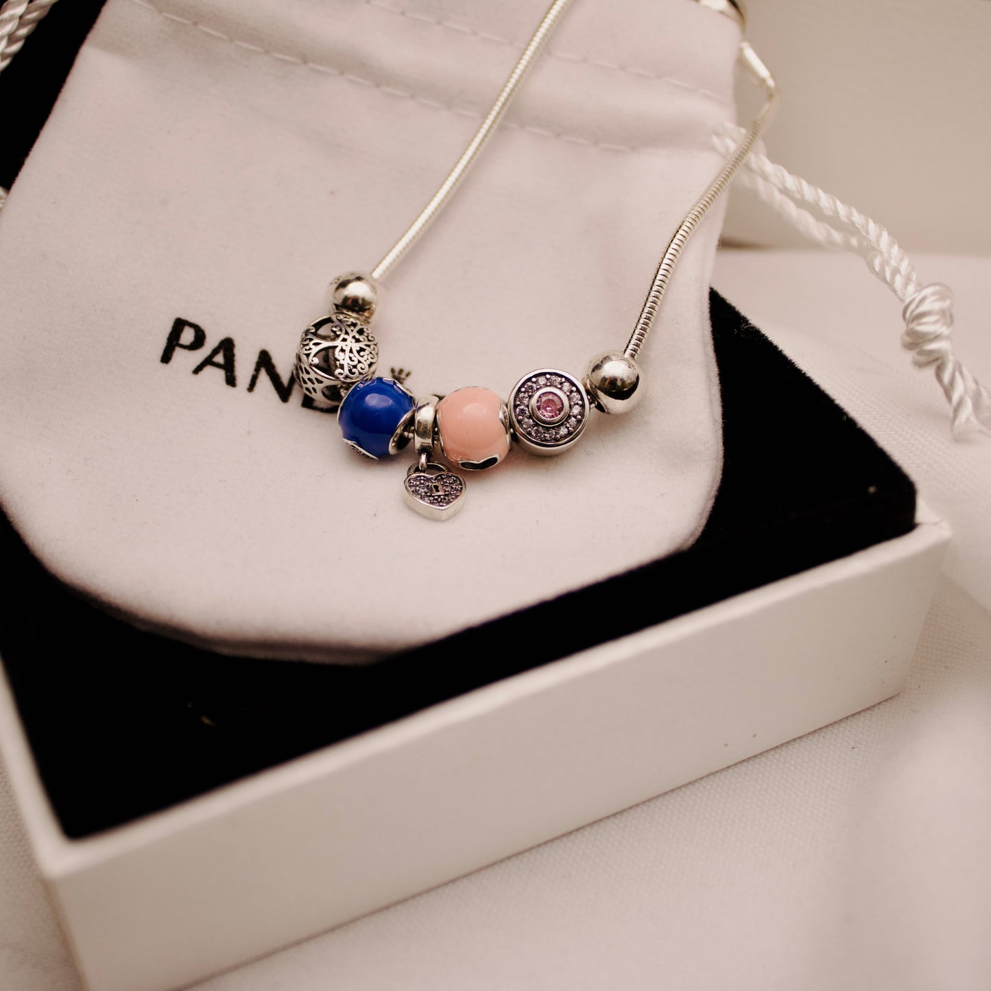 Sterling Silver Pandora-Style Bracelet