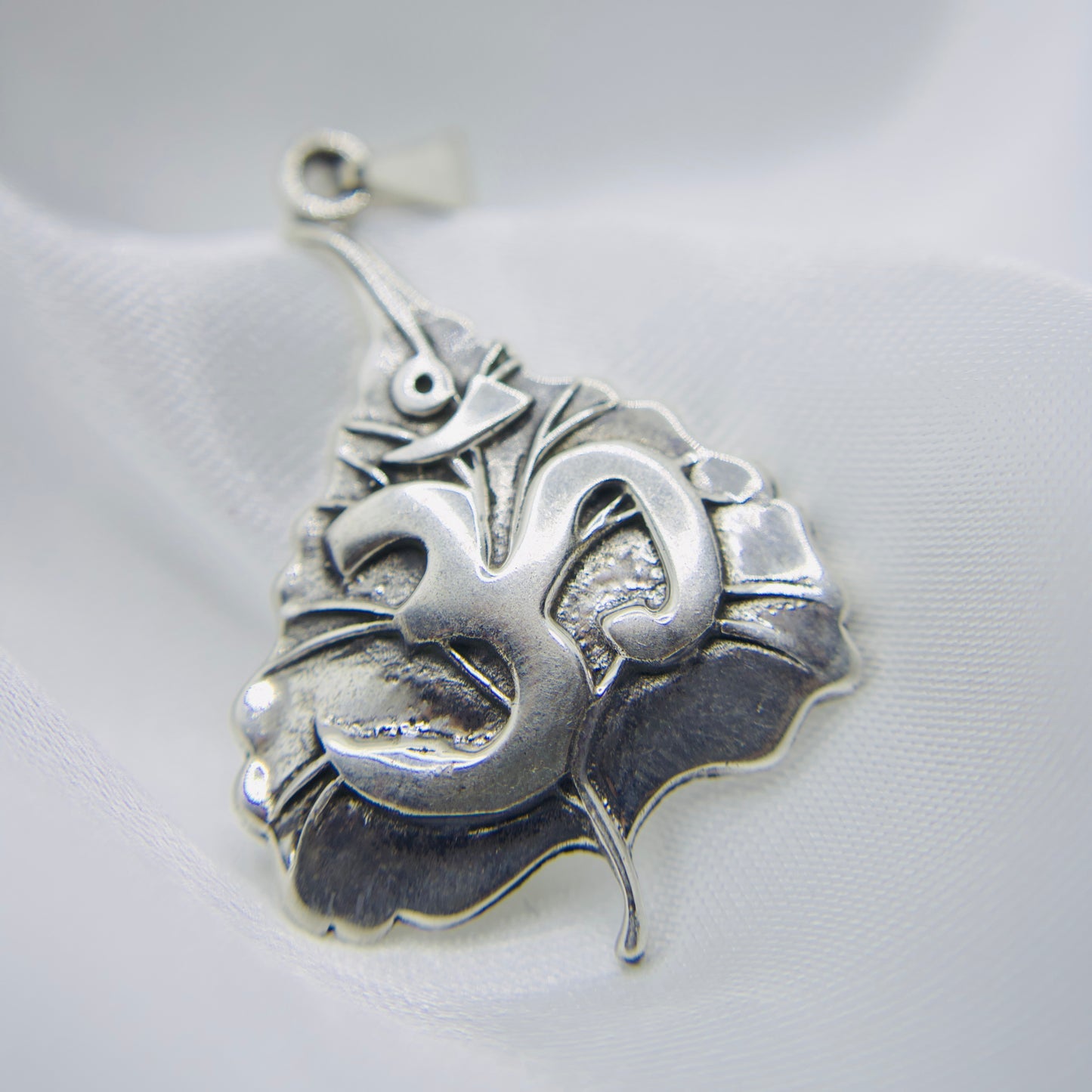 Silver OM Pendant