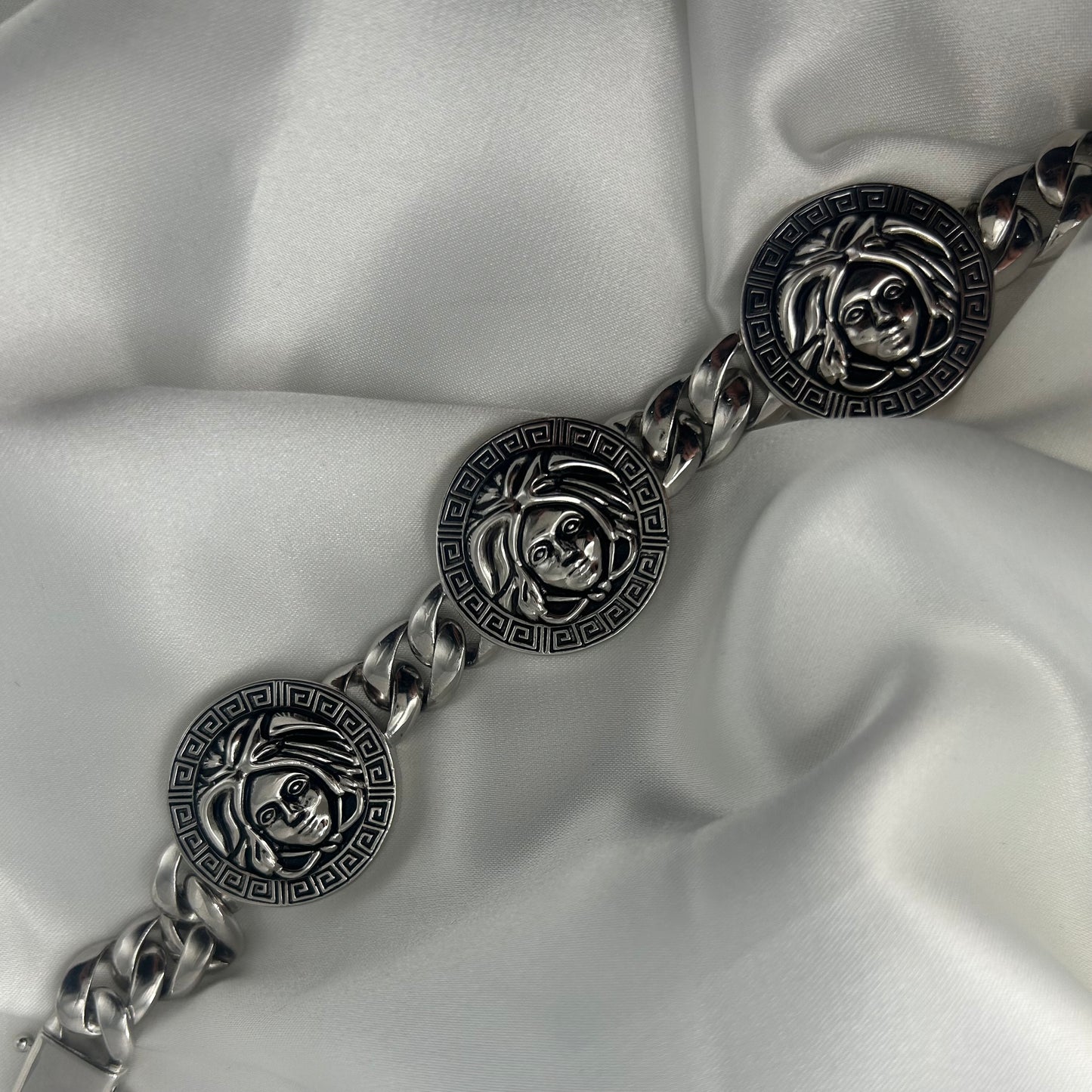 Silver Mens Bracelet