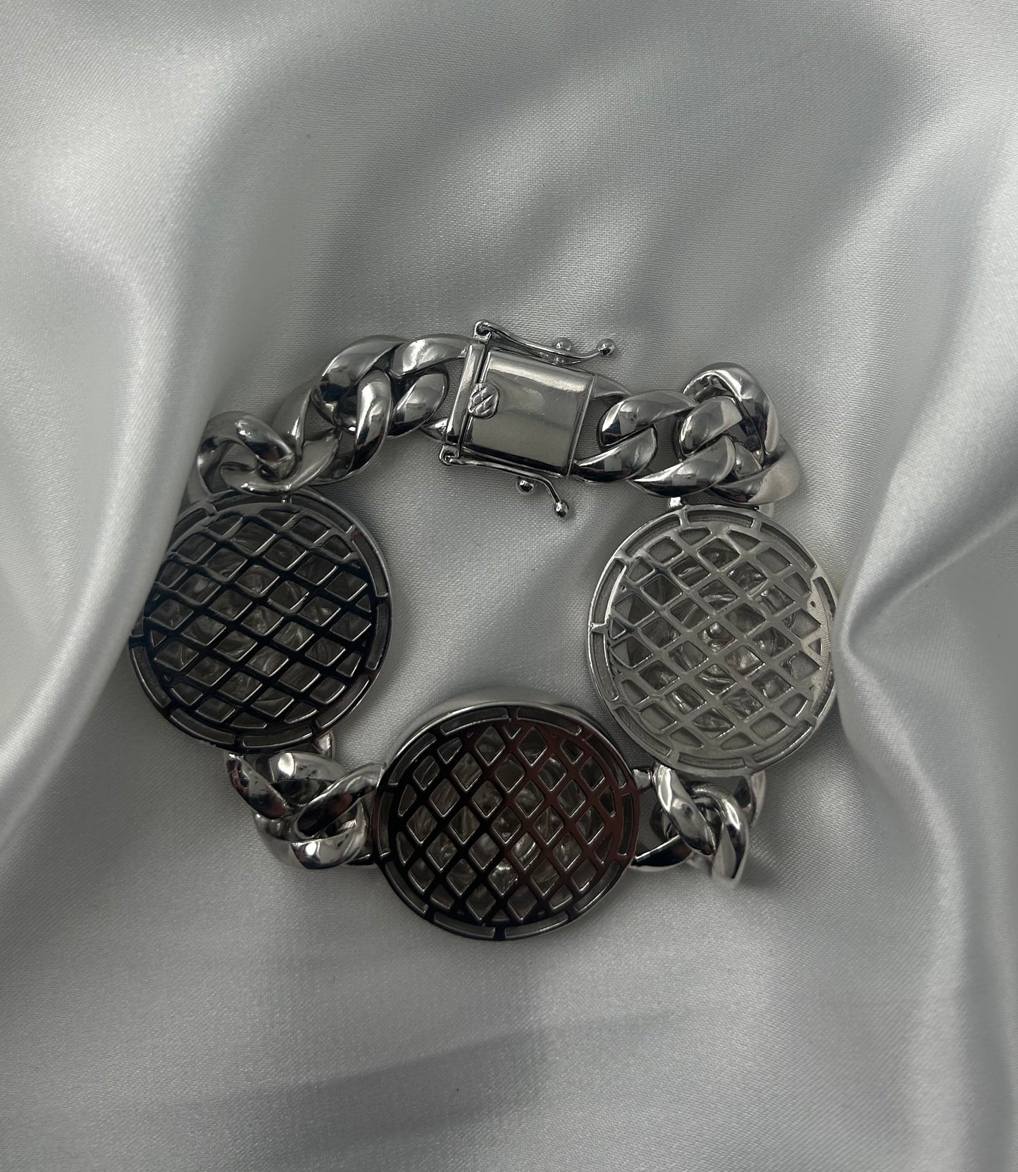 Silver Mens Bracelet