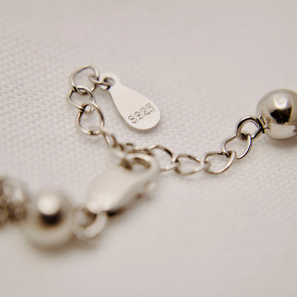 Silver Cubic Bracelet