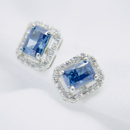 Topaz Sparkle Silver Earrings