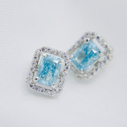 Topaz Sparkle Silver Earrings