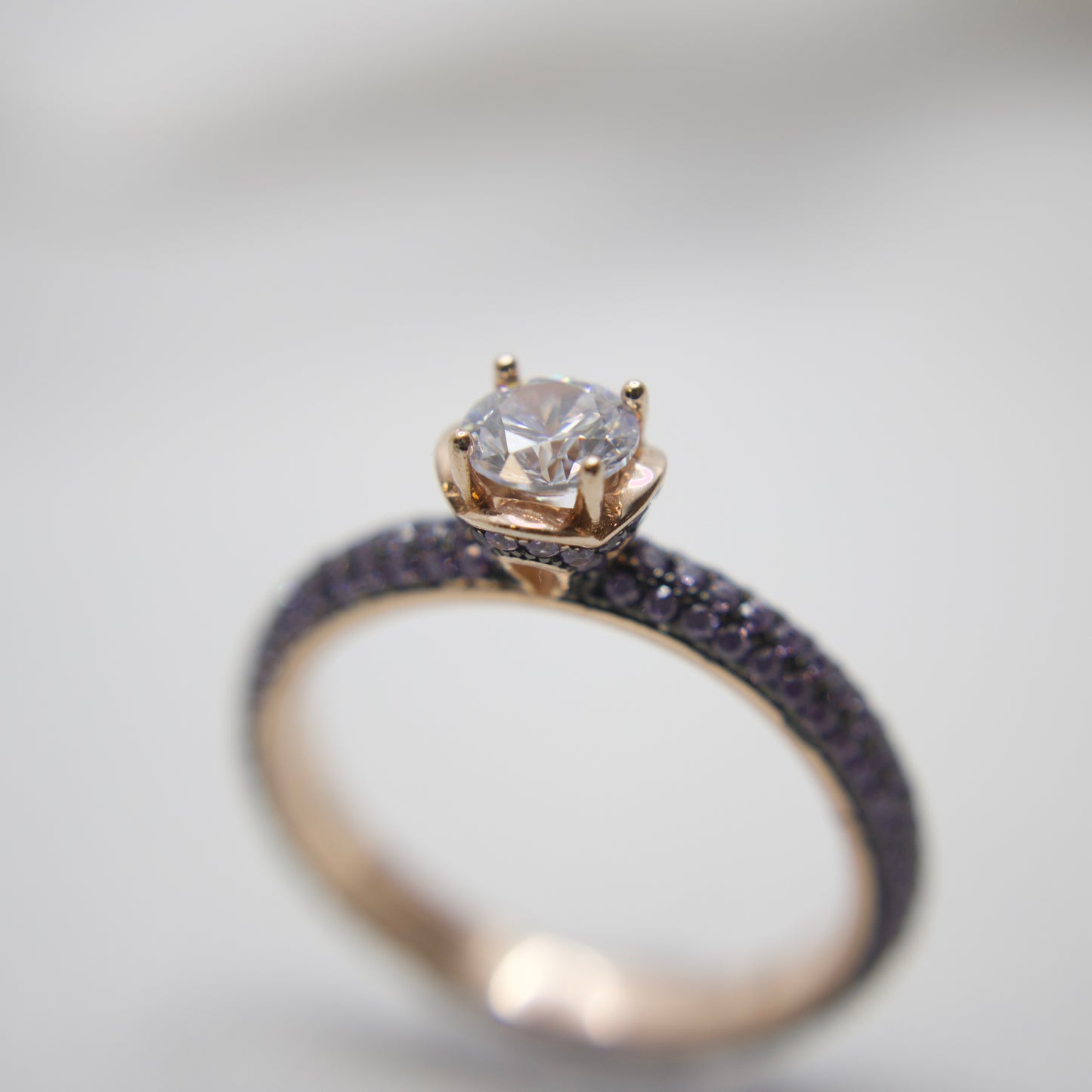 Sparkling Solitaire Ring