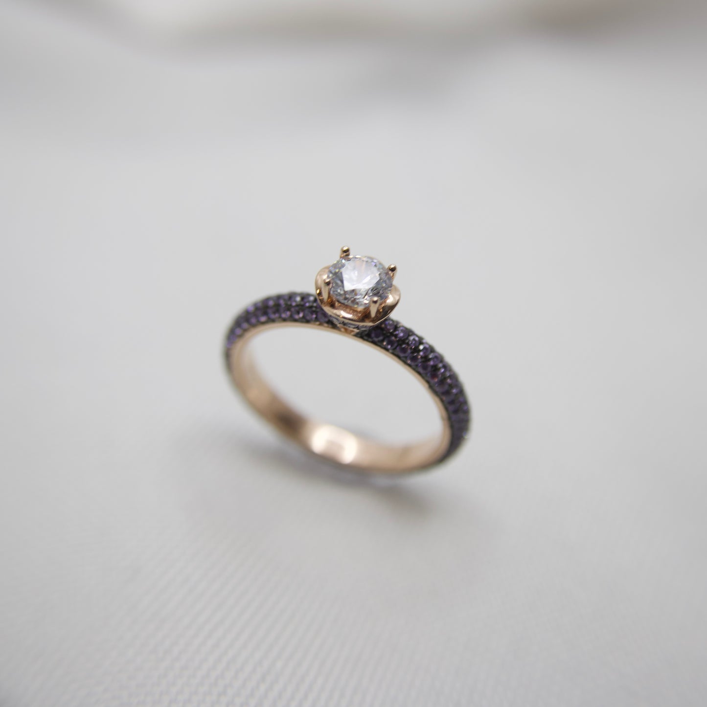 Sparkling Solitaire Ring