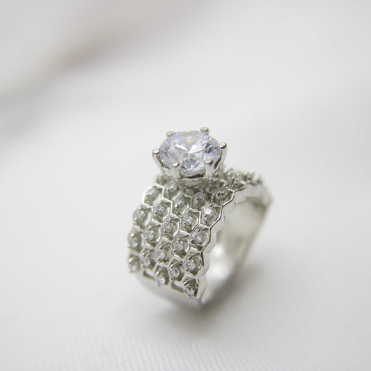 Solitaire Cocktail RIng