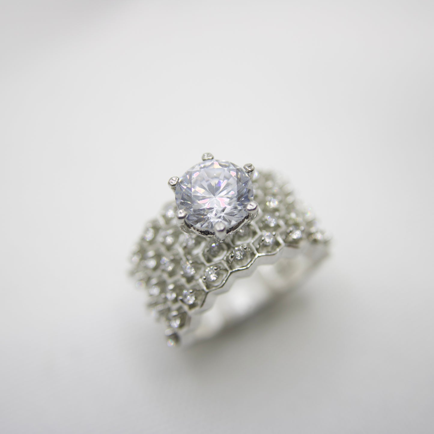 Solitaire Cocktail RIng