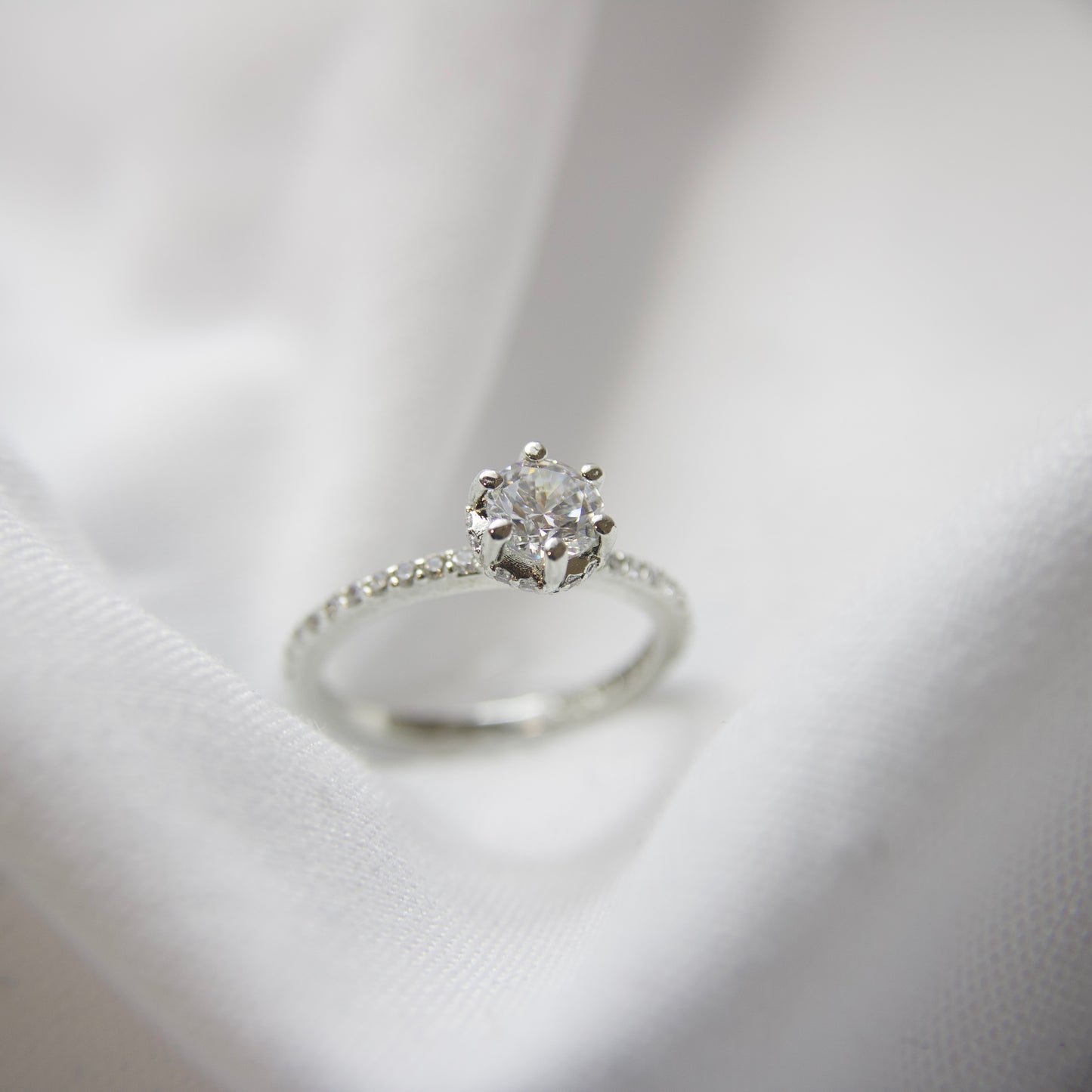 Eternity Solitaire Ring