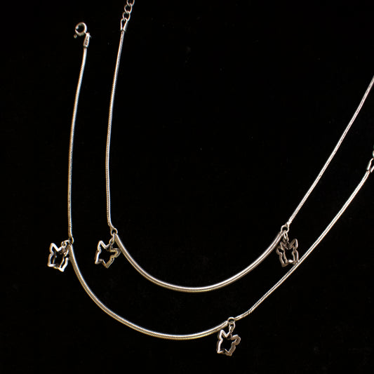 Butterfly Charmed Anklet