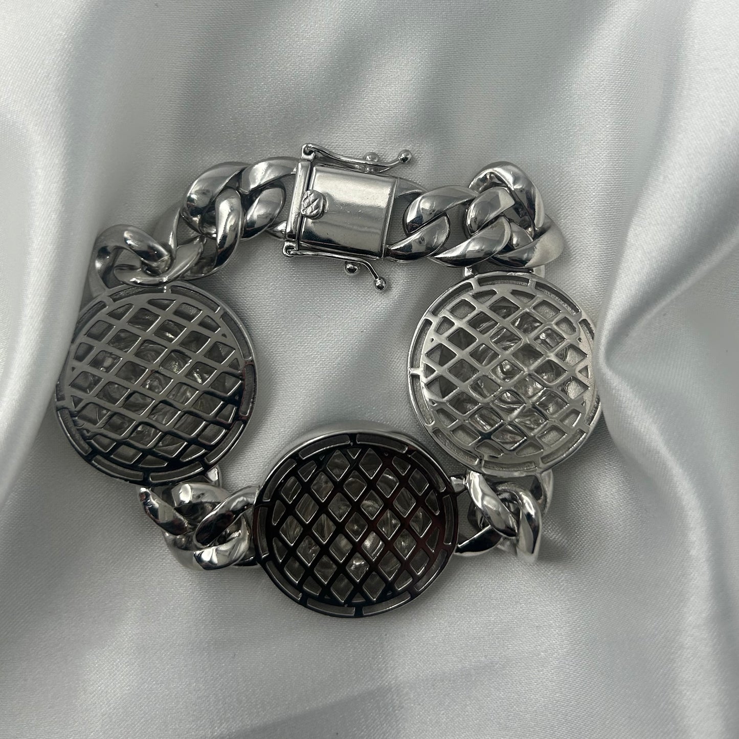 Silver Mens Bracelet