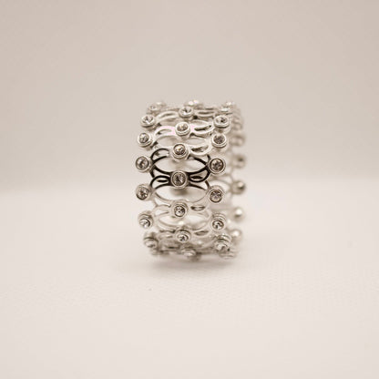 2-in-1 Sterling Silver Bracelet & Ring!