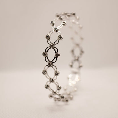 2-in-1 Sterling Silver Bracelet & Ring!