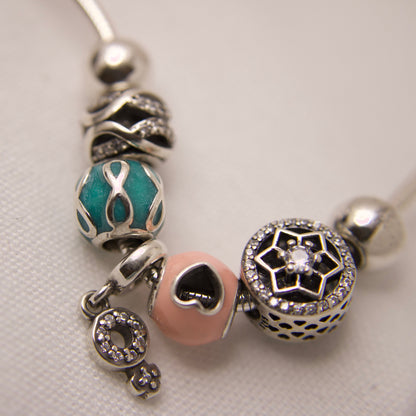 Sterling Silver Pandora-Style Bracelet